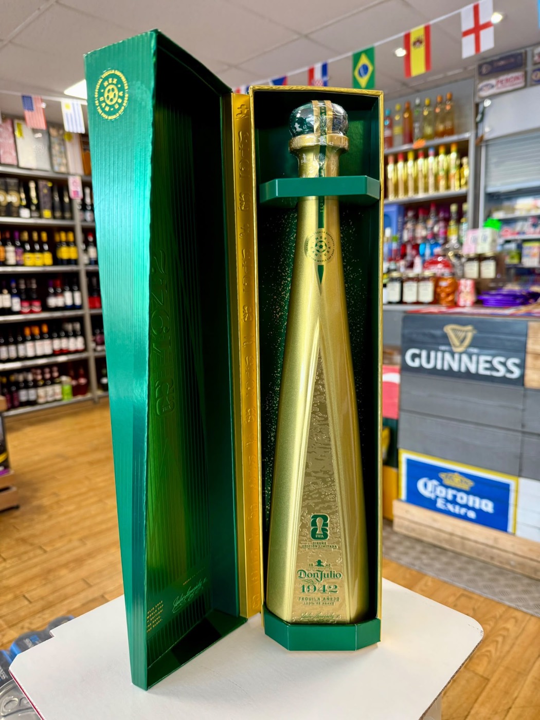 Don Julio 1942 Añejo tequila in its presentation box