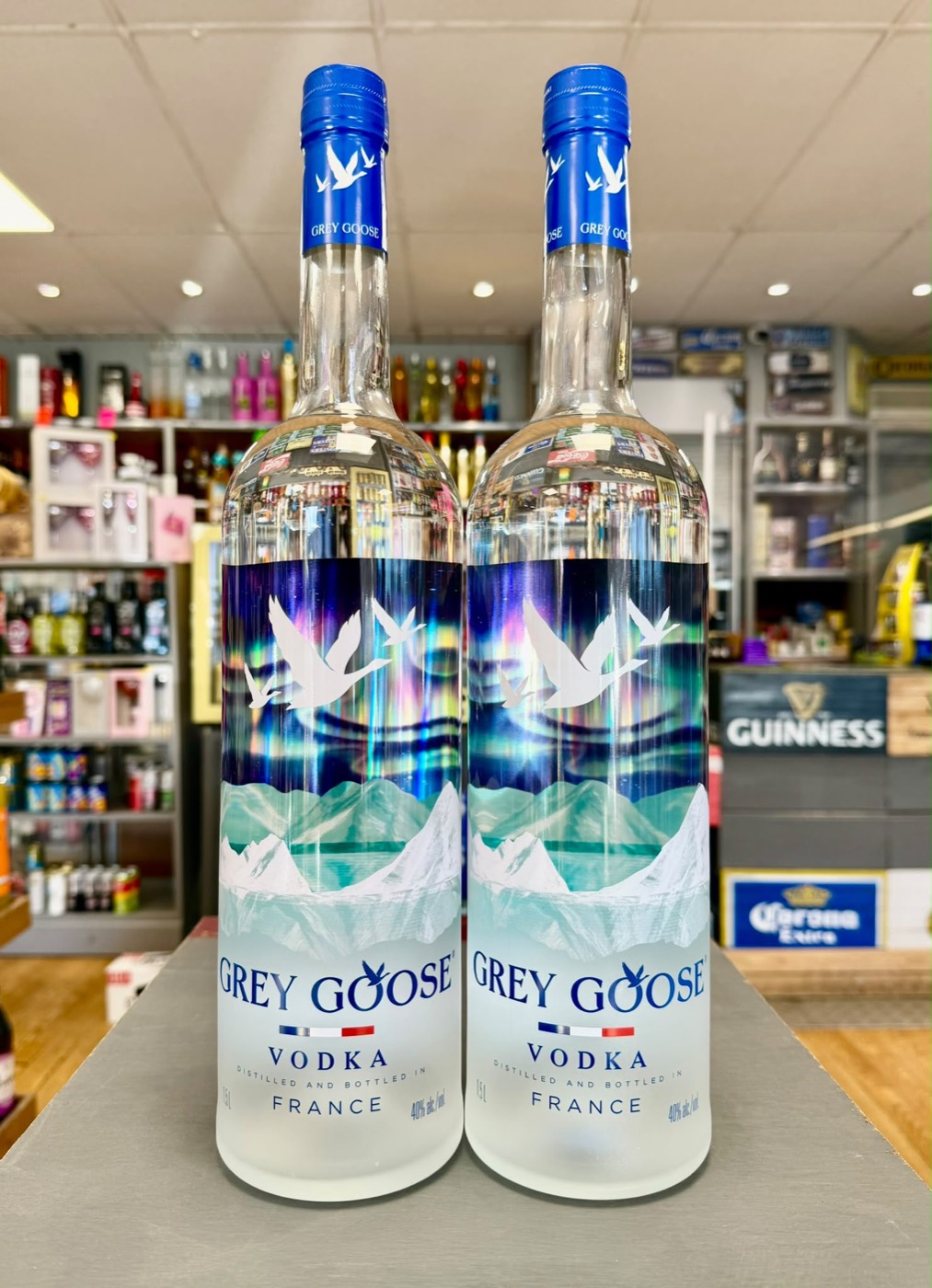 Grey Goose vodka magnum bottles